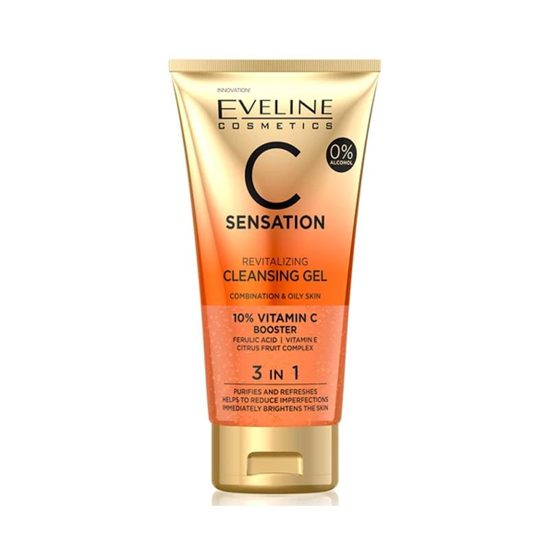 GEL LIMPIADOR 3 EN 1 EVELINE C SENSATION 150ML