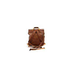 Mochila Cuero Con Solapa Ref: 5065-02