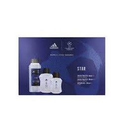 Adidas Star Uefa Set Edt 100ml +Edt 50ml +Gel