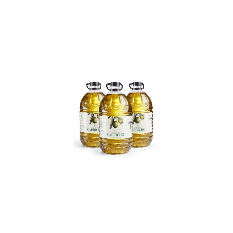 Aceite oliva virgen «Capricho De La Sierra» – 5 L. – caja 3 ud.