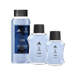 Adidas Star Uefa Set Edt 100ml +Edt 50ml +Gel