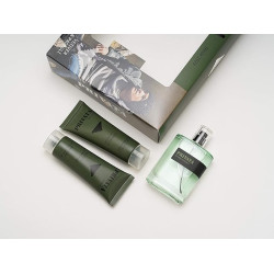 PRIVATA Vetiver & Pachulí Estuche De Regalo Para Hombre Edt 75ml + After Shave 75ml + Gel Baño 75ml