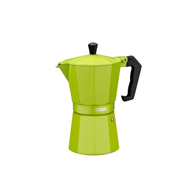 Cafetera Italiana  Aluminio  - Monix - 6 Tz