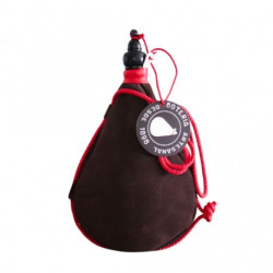 Bota de vino de serraje recta cacao