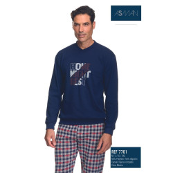 PIJAMA HOMBRE INVIERNO 7761 MARINO ASMAN